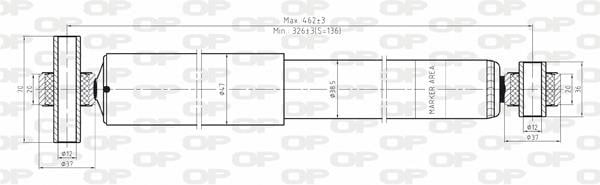 Open parts SAB8120.32 Амортизатор підвіскі задній газомасляний SAB812032: Купити в Україні - Добра ціна на EXIST.UA!