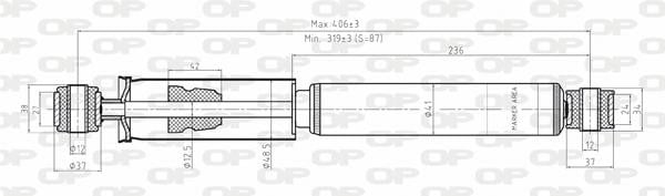 Open parts SAB8088.32 Амортизатор підвіскі задній газомасляний SAB808832: Купити в Україні - Добра ціна на EXIST.UA!
