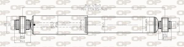 Open parts SAB8262.32 Амортизатор підвіскі задній газомасляний SAB826232: Купити в Україні - Добра ціна на EXIST.UA!