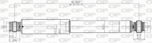 Open parts SAB8247.32 Амортизатор підвіскі задній газомасляний SAB824732: Купити в Україні - Добра ціна на EXIST.UA!