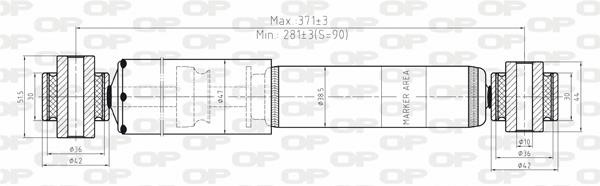 Open parts SAB8114.32 Амортизатор підвіскі задній газомасляний SAB811432: Купити в Україні - Добра ціна на EXIST.UA!