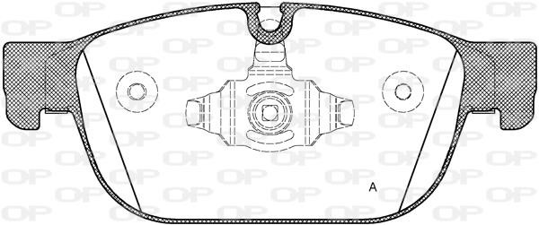 Open parts BPA1696.00 Гальмівні колодки, комплект BPA169600: Купити в Україні - Добра ціна на EXIST.UA!