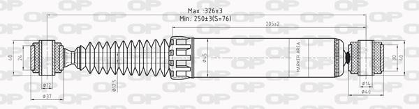 Open parts SAB8197.32 Амортизатор підвіскі задній газомасляний SAB819732: Купити в Україні - Добра ціна на EXIST.UA!