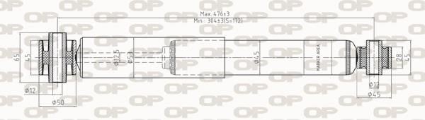 Open parts SAB8260.32 Амортизатор підвіскі задній газомасляний SAB826032: Купити в Україні - Добра ціна на EXIST.UA!