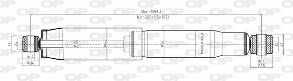 Open parts SAB8018.32 Амортизатор підвіскі задній газомасляний SAB801832: Купити в Україні - Добра ціна на EXIST.UA!
