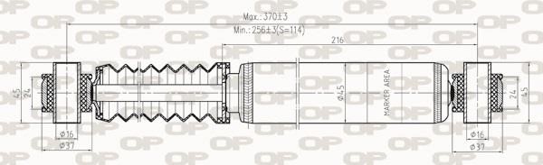 Open parts SAB8261.32 Амортизатор підвіскі задній газомасляний SAB826132: Купити в Україні - Добра ціна на EXIST.UA!