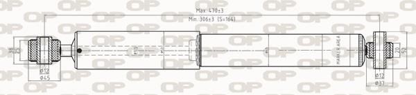 Open parts SAB8270.32 Амортизатор підвіскі задній газомасляний SAB827032: Купити в Україні - Добра ціна на EXIST.UA!