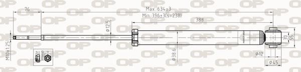 Open parts SAB8295.32 Амортизатор підвіскі задній газомасляний SAB829532: Купити в Україні - Добра ціна на EXIST.UA!