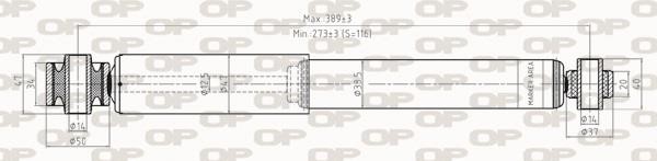 Open parts SAB8286.32 Амортизатор підвіскі задній газомасляний SAB828632: Купити в Україні - Добра ціна на EXIST.UA!