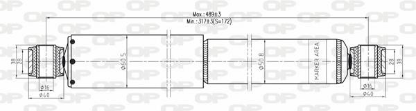 Open parts SAB8115.32 Амортизатор підвіскі задній газомасляний SAB811532: Купити в Україні - Добра ціна на EXIST.UA!