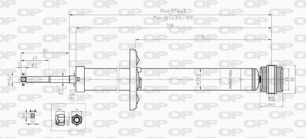 Open parts SAB8227.32 Амортизатор підвіскі задній газомасляний SAB822732: Купити в Україні - Добра ціна на EXIST.UA!
