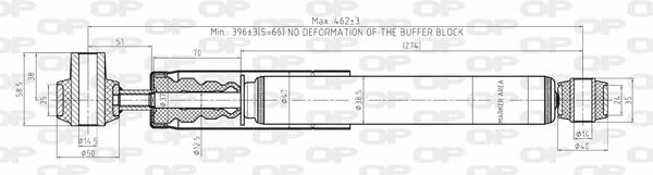 Open parts SAB8156.32 Амортизатор підвіскі задній газомасляний SAB815632: Купити в Україні - Добра ціна на EXIST.UA!