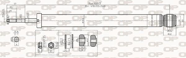 Open parts SAB8529.32 Амортизатор підвіскі задній газомасляний SAB852932: Купити в Україні - Добра ціна на EXIST.UA!