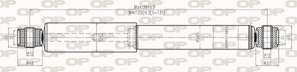 Open parts SAB8552.32 Амортизатор підвіскі задній газомасляний SAB855232: Купити в Україні - Добра ціна на EXIST.UA!