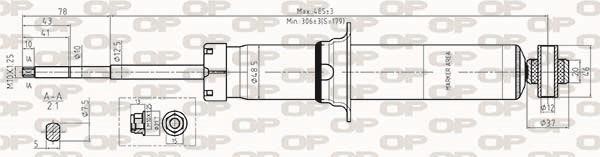 Open parts SAB8382.32 Амортизатор підвіскі задній газомасляний SAB838232: Купити в Україні - Добра ціна на EXIST.UA!