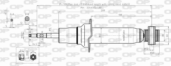 Open parts SAB8334.32 Амортизатор підвіскі задній газомасляний SAB833432: Купити в Україні - Добра ціна на EXIST.UA!