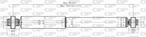 Open parts SAB8337.32 Амортизатор підвіскі задній газомасляний SAB833732: Купити в Україні - Добра ціна на EXIST.UA!