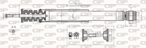 Open parts SAB8563.32 Амортизатор підвіскі задній газомасляний SAB856332: Купити в Україні - Добра ціна на EXIST.UA!