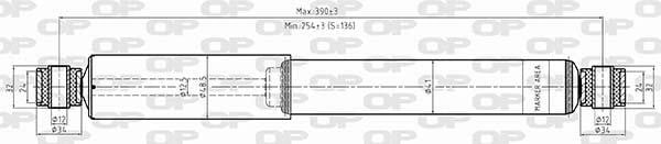 Open parts SAB8537.12 Амортизатор підвіски задній масляний SAB853712: Купити в Україні - Добра ціна на EXIST.UA!