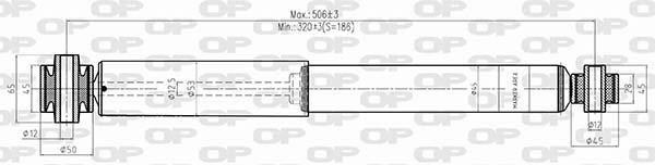 Open parts SAB8483.32 Амортизатор підвіскі задній газомасляний SAB848332: Купити в Україні - Добра ціна на EXIST.UA!