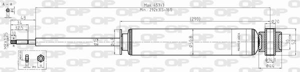 Open parts SAB8288.32 Амортизатор підвіскі задній газомасляний SAB828832: Купити в Україні - Добра ціна на EXIST.UA!