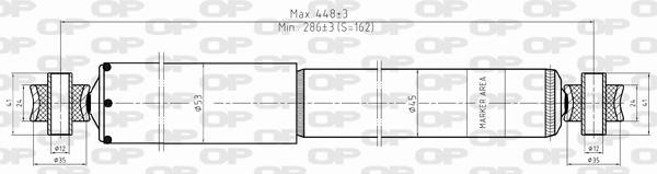 Open parts SAB8410.32 Амортизатор підвіскі задній газомасляний SAB841032: Купити в Україні - Добра ціна на EXIST.UA!
