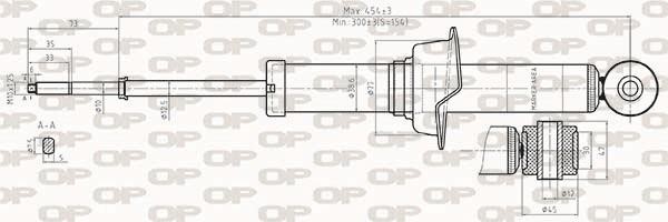 Open parts SAB8526.32 Амортизатор підвіскі задній газомасляний SAB852632: Купити в Україні - Добра ціна на EXIST.UA!