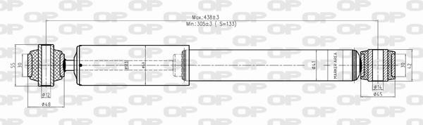 Open parts SAB8298.32 Амортизатор підвіскі задній газомасляний SAB829832: Купити в Україні - Добра ціна на EXIST.UA!