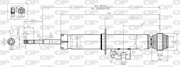Open parts SAB8372.32 Амортизатор підвіскі задній газомасляний SAB837232: Купити в Україні - Добра ціна на EXIST.UA!