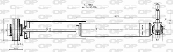 Open parts SAB8530.32 Амортизатор підвіскі задній газомасляний SAB853032: Купити в Україні - Добра ціна на EXIST.UA!