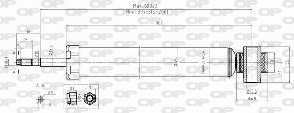 Open parts SAB8394.32 Амортизатор підвіскі задній газомасляний SAB839432: Купити в Україні - Добра ціна на EXIST.UA!