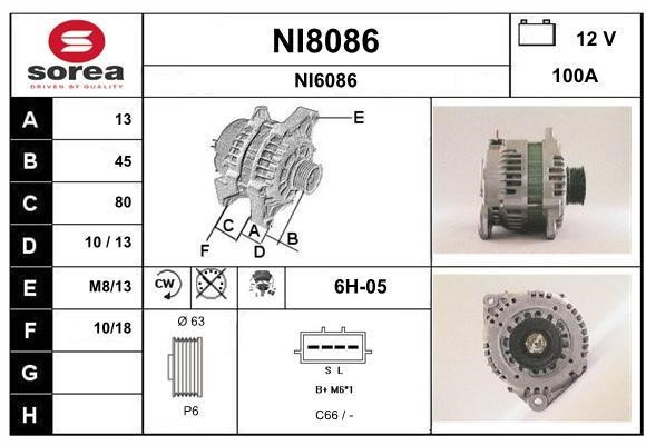 SNRA NI8086 Генератор NI8086: Купити в Україні - Добра ціна на EXIST.UA!
