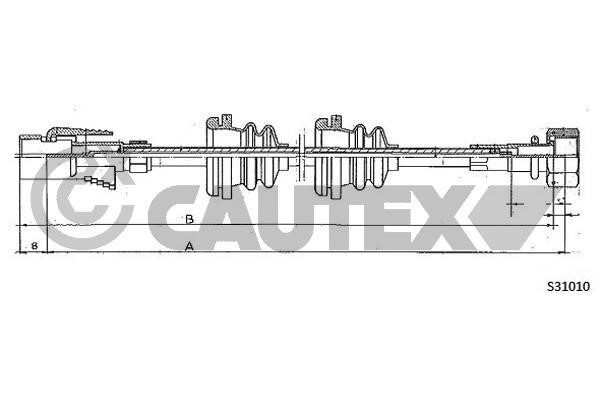 Cautex 469145 Трос спідометра 469145: Купити в Україні - Добра ціна на EXIST.UA!