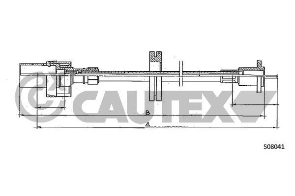 Cautex 761337 Трос привода спідометра 761337: Купити в Україні - Добра ціна на EXIST.UA!