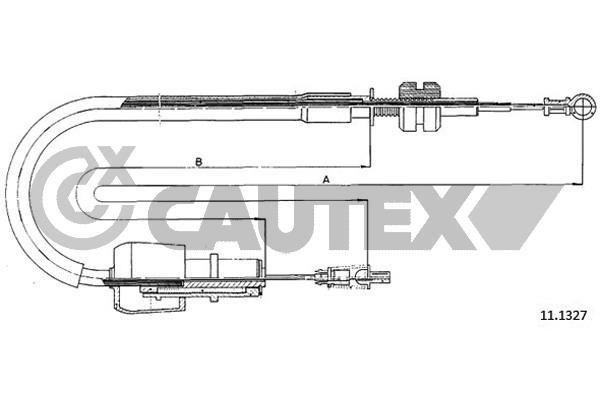 Cautex 762070 Трос акселератора 762070: Купити в Україні - Добра ціна на EXIST.UA!