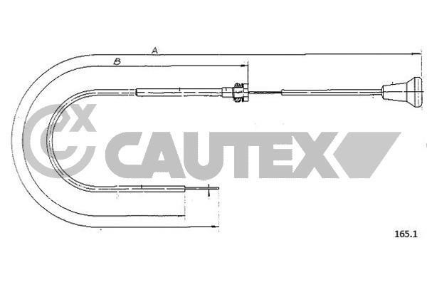 Cautex 761214 Трос стартера 761214: Купити в Україні - Добра ціна на EXIST.UA!