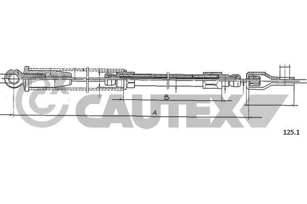 Cautex 761212 Трос стартера 761212: Купити в Україні - Добра ціна на EXIST.UA!