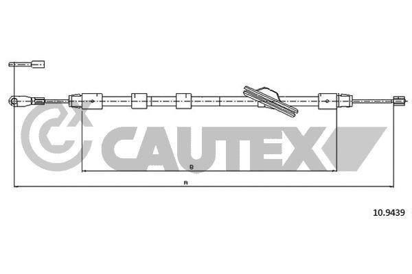 Cautex 766259 Трос гальма стоянки 766259: Купити в Україні - Добра ціна на EXIST.UA!