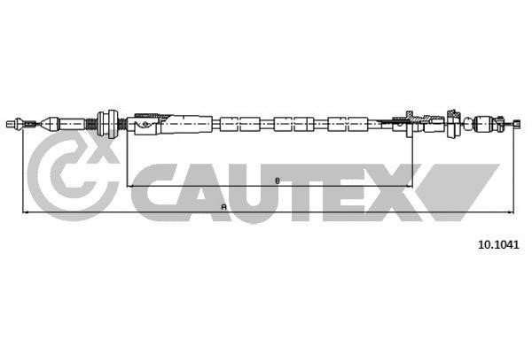 Cautex 765721 Трос акселератора 765721: Приваблива ціна - Купити в Україні на EXIST.UA!