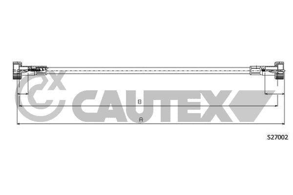 Cautex 762608 Трос привода спідометра 762608: Купити в Україні - Добра ціна на EXIST.UA!