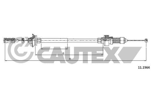Cautex 766206 Трос акселератора 766206: Купити в Україні - Добра ціна на EXIST.UA!