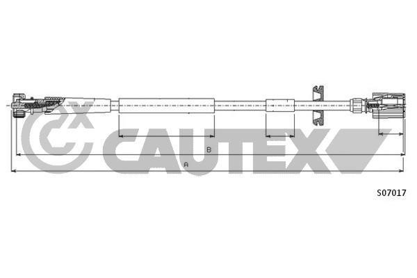 Cautex 760942 Трос привода спідометра 760942: Купити в Україні - Добра ціна на EXIST.UA!