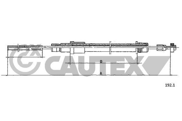 Cautex 766329 Тросовий привод, привод зчеплення 766329: Купити в Україні - Добра ціна на EXIST.UA!