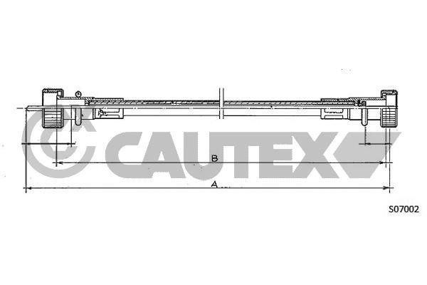 Cautex 766402 Трос привода спідометра 766402: Купити в Україні - Добра ціна на EXIST.UA!