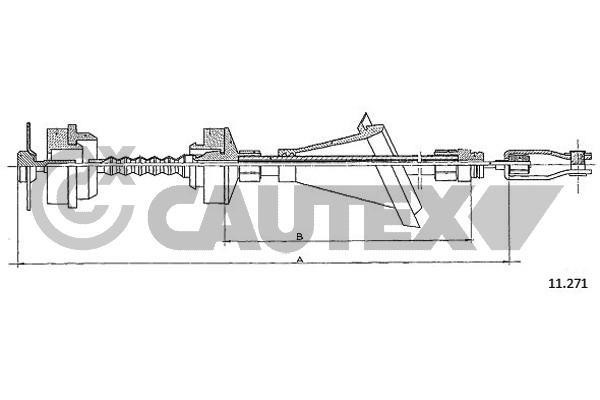 Cautex 762092 Тросовий привод, привод зчеплення 762092: Купити в Україні - Добра ціна на EXIST.UA!