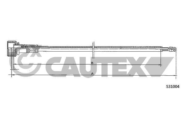 Cautex 762947 Трос привода спідометра 762947: Купити в Україні - Добра ціна на EXIST.UA!