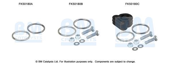 BM Catalysts FK50180 Комплект монтажний кріплень вихлопної системи FK50180: Купити в Україні - Добра ціна на EXIST.UA!