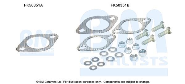 BM Catalysts FK50351 Комплект монтажний кріплень вихлопної системи FK50351: Купити в Україні - Добра ціна на EXIST.UA!