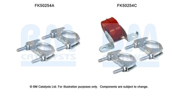 BM Catalysts FK50254 Комплект монтажний кріплень вихлопної системи FK50254: Купити в Україні - Добра ціна на EXIST.UA!