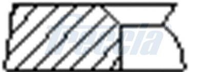 Freccia FR10-079300 Кільця поршневі, комплект FR10079300: Купити в Україні - Добра ціна на EXIST.UA!